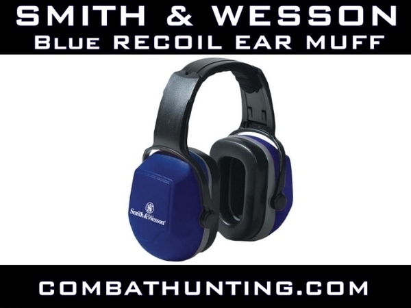 Smith & Wesson Blue Recoil Ear Muffs