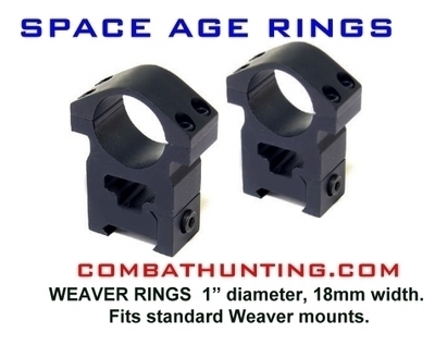Weaver Ring High Profile 1� diameter 18mm Width