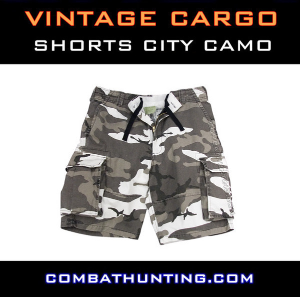 City Camo Vintage Cargo Shorts