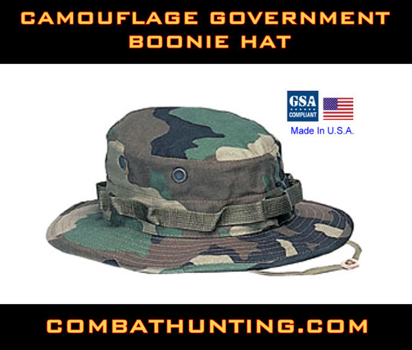 Camouflage Government Boonie Hat Size 7.0