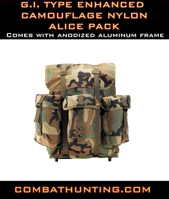 Camo G.I. Plus Enhanced Alice Pack With Frame