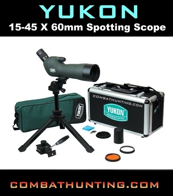 Yukon 15-45 X 60mm Spotting Scope Kit YK11025K