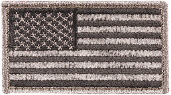 Foliage American Flag Patch Hook Loop