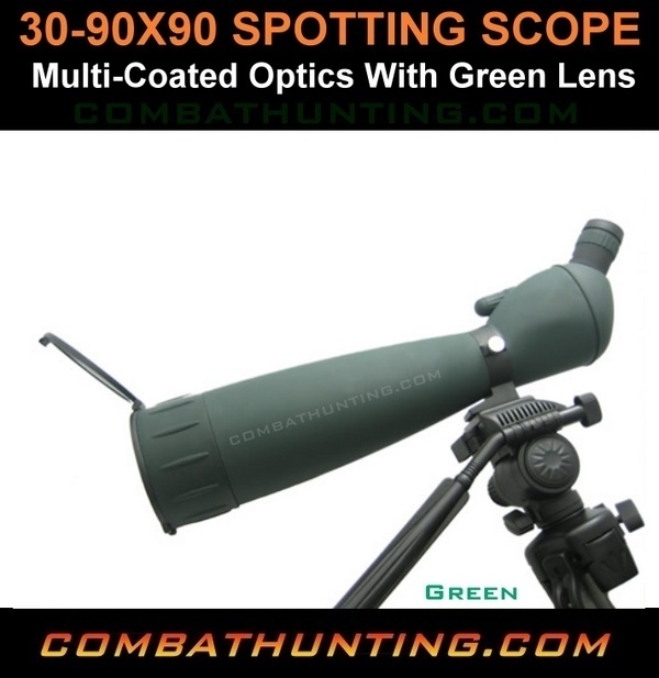 30-90X90 SPOTTING SCOPE & TRIPOD WITH LENS COVER