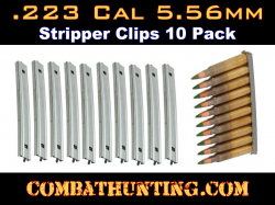.223 Cal 5.56mm Stripper Clips 10 Pack