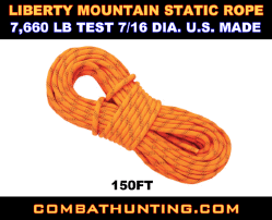 Liberty Mountain Static Rope Rappellngi 150'