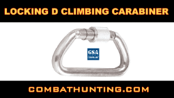 Locking D Carabiner Climbing Aluminum 27KN