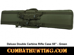 Double Tactical Rifle Case 55 Inches Green