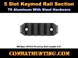 Keymod Picatinny Rail Section 5 Slot