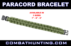 Paracord Bracelet Olive Drab Size 7 Inches