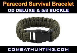 Paracord Bracelet OD Deluxe 5/8" Buckle