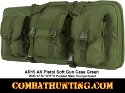 AR15 AK Pistol Soft Gun Case 28" Green