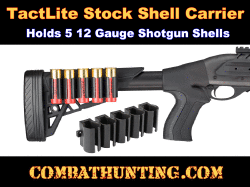 OneTigris 7-Round Shotgun Stock Shell Holder - Tactical Nylon Ammo Carrier (2-Pack)