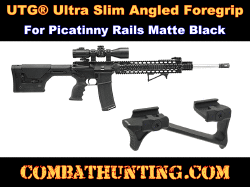 UTG® Ultra Slim Angled Foregrip Picatinny Matte Black