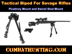 UTG Heavy-Duty Quick Detach Picatinny Bipod for Ruger Remington Savage Rifle 