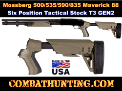 Mossberg 500/535/590/835 T3 GEN2 Shotgun Stock FDE