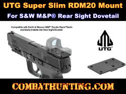 UTG® Super Slim RDM20 Mount for S&W M&P® Rear Sight Dovetail