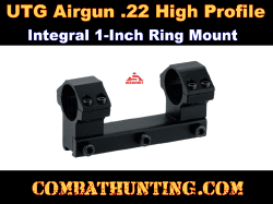 UTG Airgun .22 High Profile Integral 1-Inch Ring Mount Dovetail