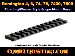 CCOP USA Remington 4 6 74 7400 7600 1 Piece Picatinny Steel Base Mount PB-REM001 