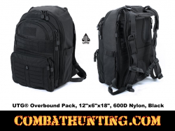 UTG Overbound Pack 12"x6"x18" 600D Nylon Black