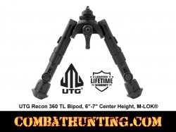 UTG Recon 360 TL Bipod 6"-7" Center Height M-LOK 
