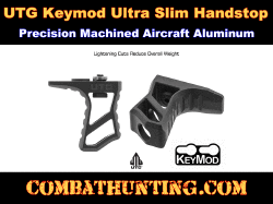 UTG Keymod Ultra Slim Handstop Matte Black