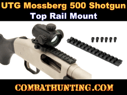 Mossberg 500 Series Shotgun Scope Mount Rail