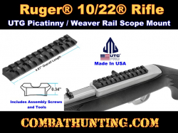 UTG PRO Ruger 10/22 Picatinny Rail Mount MTU030T22