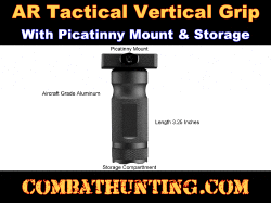 Vertical Grip Picatinny Mount Foregrip Aluminum