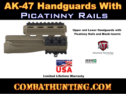 ATI AK-47 Handguard with Picatinny Rails FDE