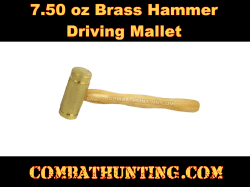 Brass Hammer With Dual Head 7.5oz