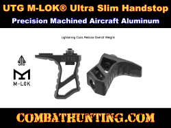 UTG M-LOK Ultra Slim Handstop Matte Black