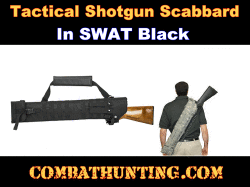 Tactical Shotgun Scabbard MOLLE Black