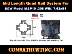 M&P10.308 WIN Quad Rail System Mid Length