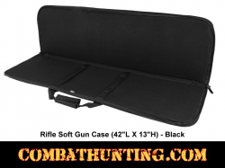 Rifle Soft Gun Case 42"L X 13"H Black
