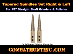 Tapered Spindles Set Right & Left 1/2" Arbor