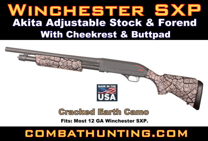Winchester SXP Adjustable Stock & Forend Earth Cam