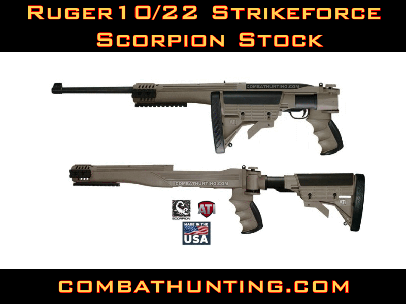 Ruger 10/22 Strikeforce Scorpion Desert Tan