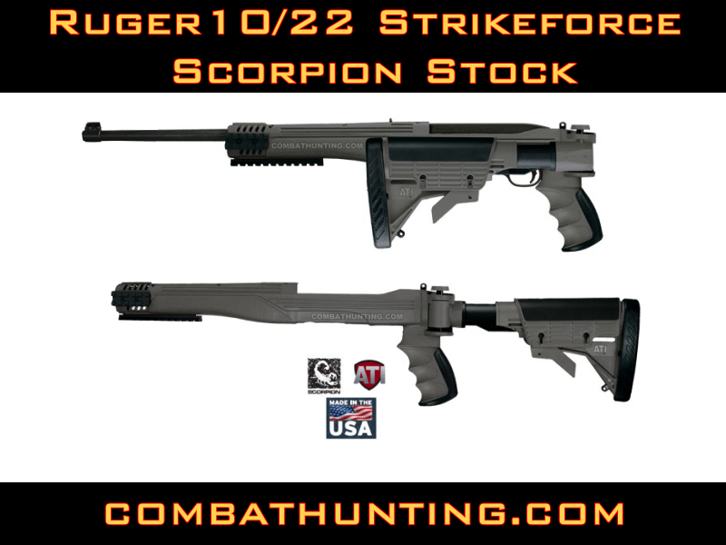 Ruger 10/22 Strikeforce Scorpion Stock Gray