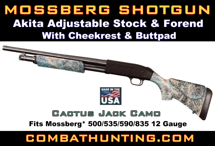 Mossberg Shotgun Akita Adjustable Stock Cactus