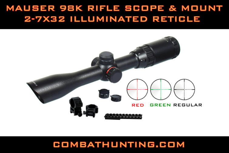 Mauser 98k Scope Mount And Scope