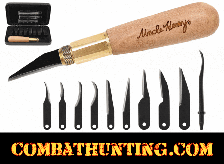 Deluxe Leather Wood Carving Kit