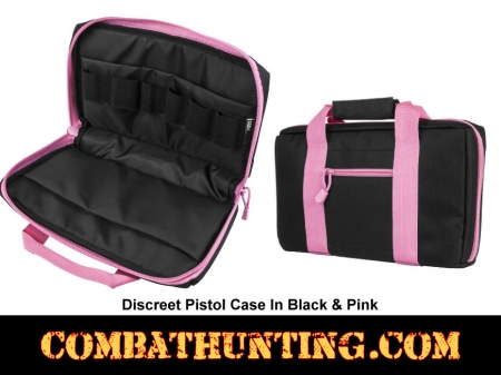 Discreet Pistol Case Black & Pink