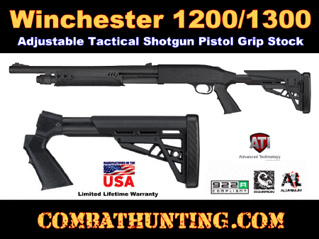 Winchester 1200/1300 Shotgun Pistol Grip Stock Adjustable TactLite
