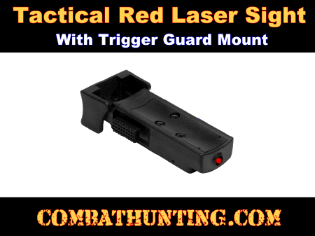 Tactical Red Laser Sight With Trigger Guard Mount