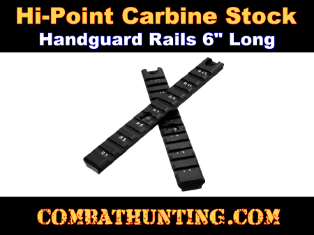 Hi Point Carbine Stock Handguard Rails 2Pc Set 6