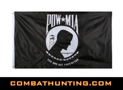 Deluxe Pow Mia Flag 3' X 5' Heavy Duty