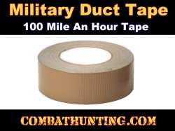 Desert Tan Military Duct Tape AKA 100 Mile An Hour Tape