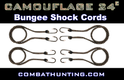 Olive Drab Bungee Shock Cords 4 Pack 24"