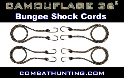 Camo Bungee Shock Cords 4 Pack 36"